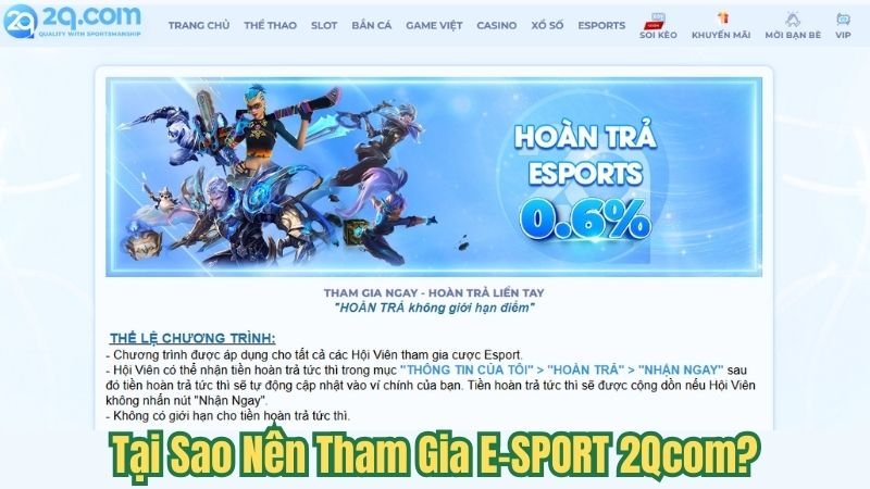 E-SPORT 2Qcom - Cá Cược Thể Thao Điện Tử Thú Vị 2024 3 tai-sao-nen-tham-gia-e-sport-2qcom